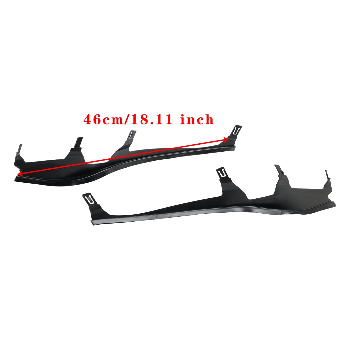 L+R Pair Upper Headlight Cover Strip Set Für BMW 3 E46 COUPE CABRIO LCI