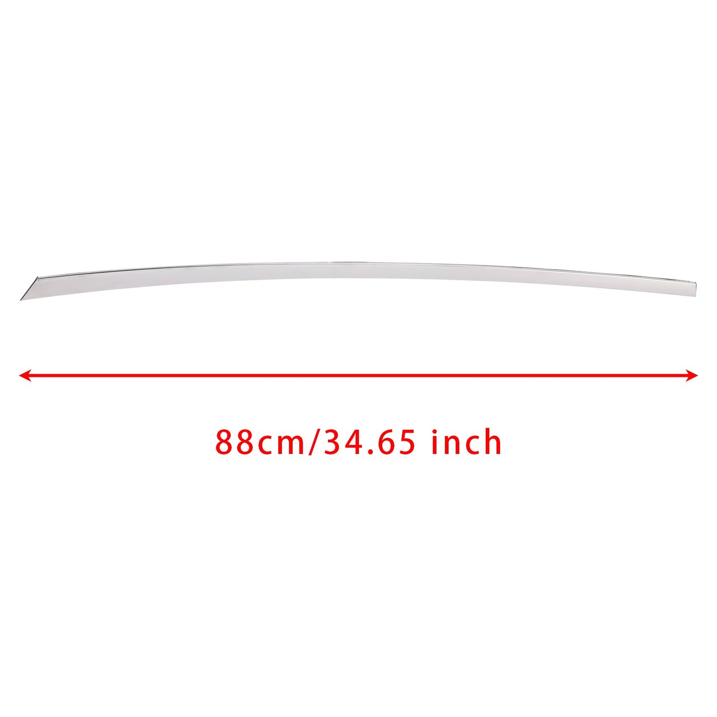 2011-2015 Kia Optima Right Side Upper Rear Door Panel Trim Molding Chrome