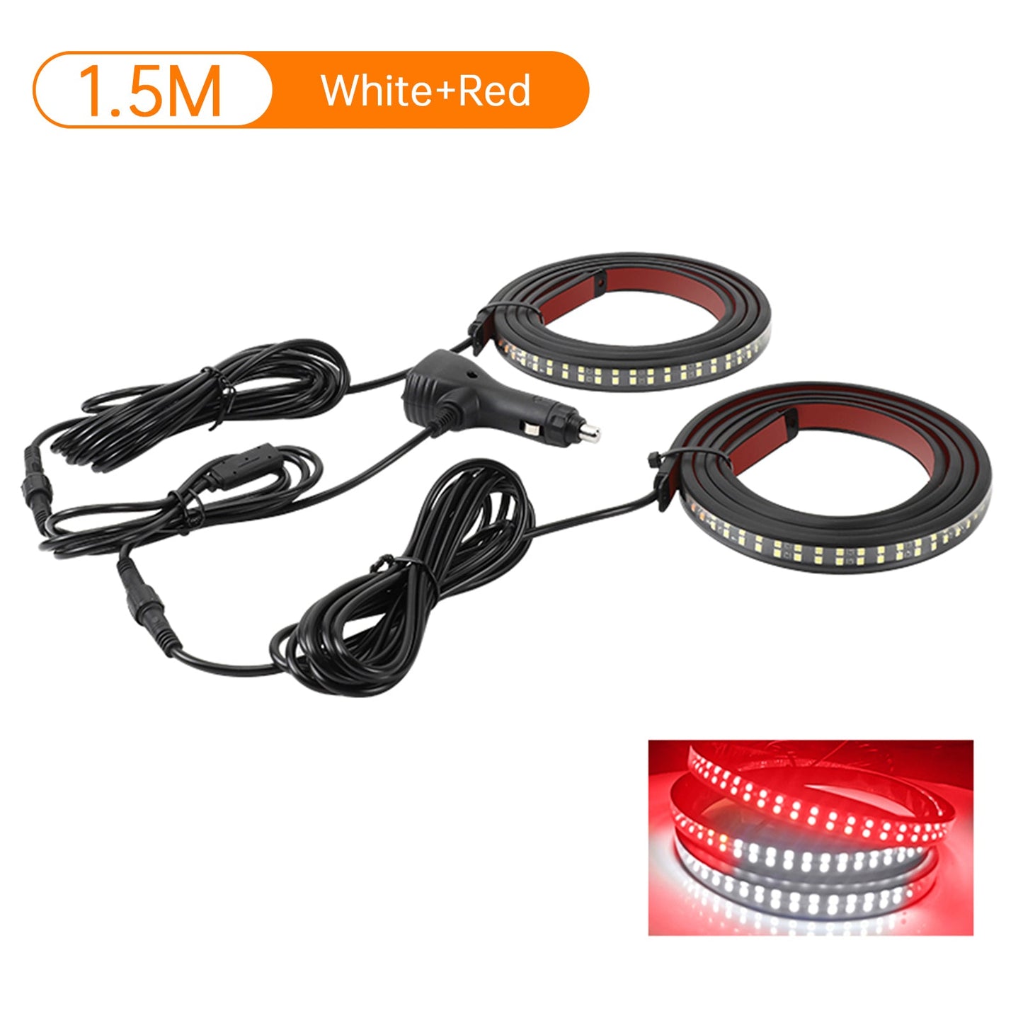 Dual Color Running Board Side Step LED Light Strips For Pickup Truck
