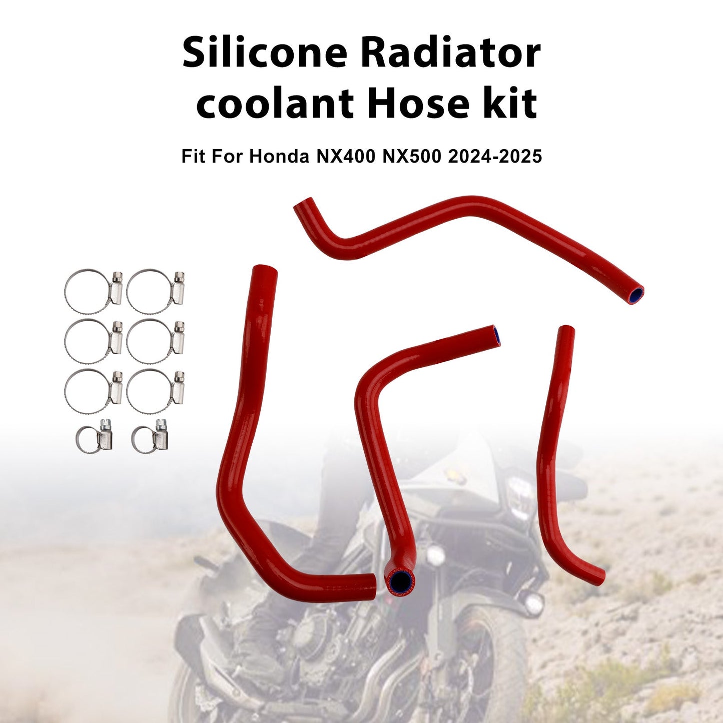 2024-2025 Honda CB500 Hornet Silicone Radiator coolant Hose