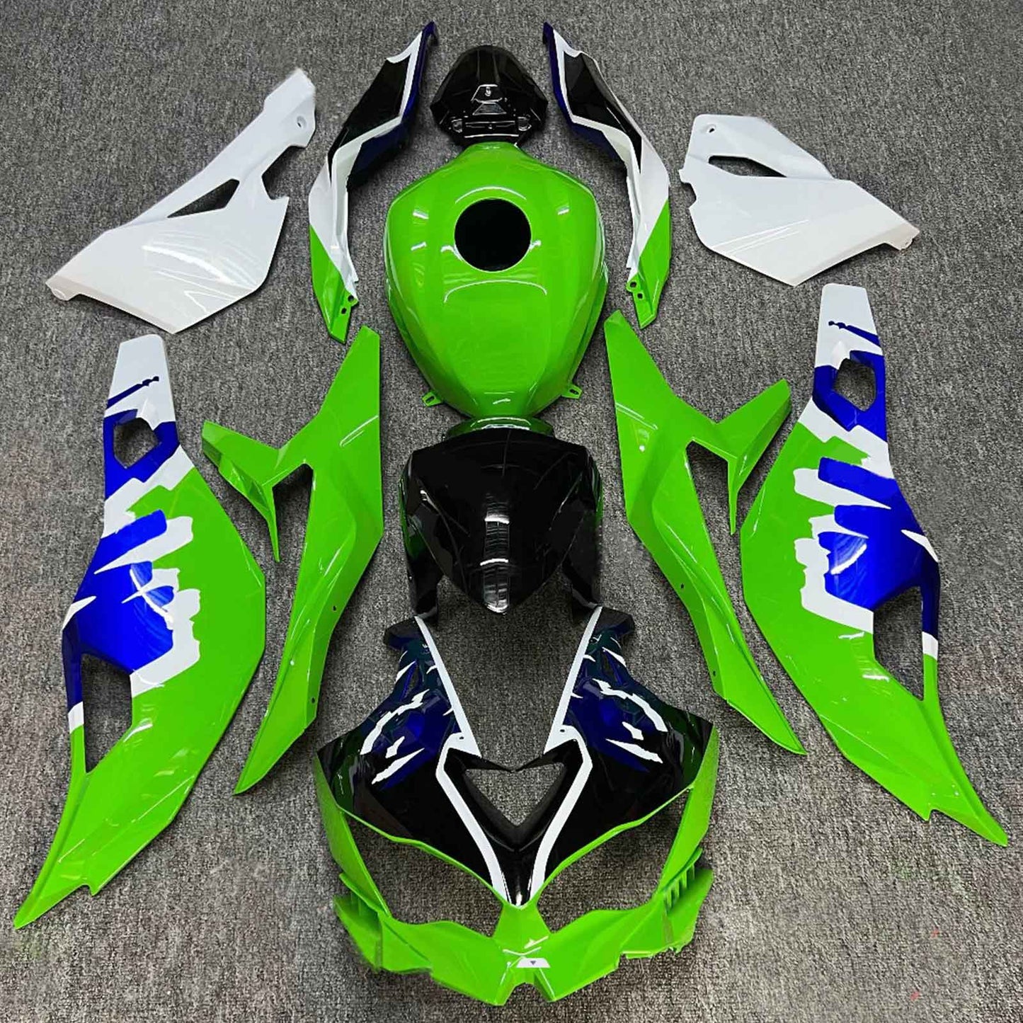 2019-2025 Kawasaki Ninja ZX-25R Amotopart Injection Fairing Kit Bodywork ABS #102