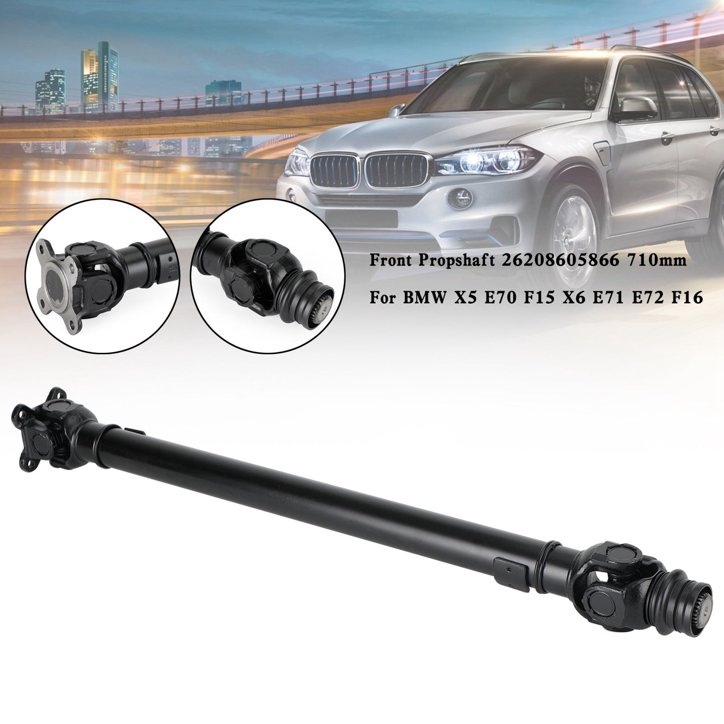 710mm BMW X5 F15/F85 Front Propshaft 26208605866