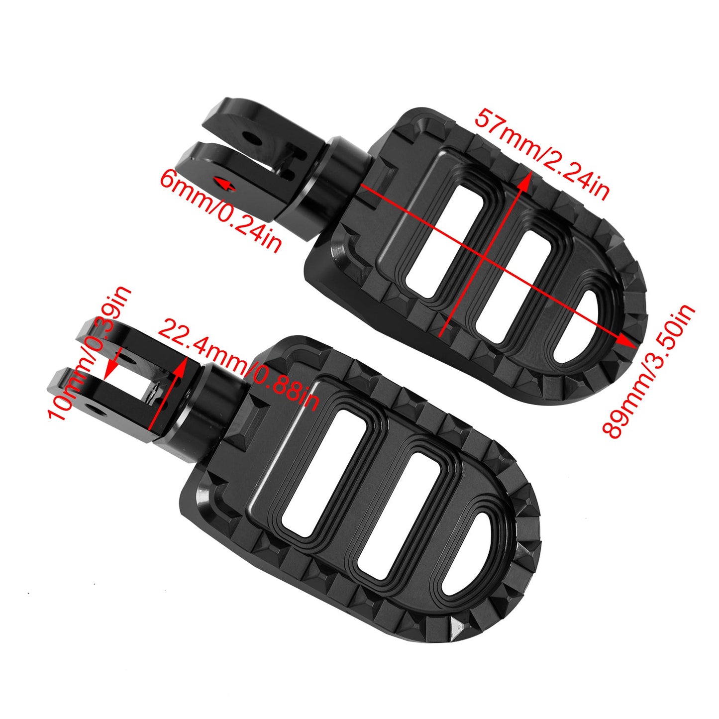 Front Footrests Foot Peg fit for Moto Guzzi V85 TT/ V100 Mandello/ V7 850