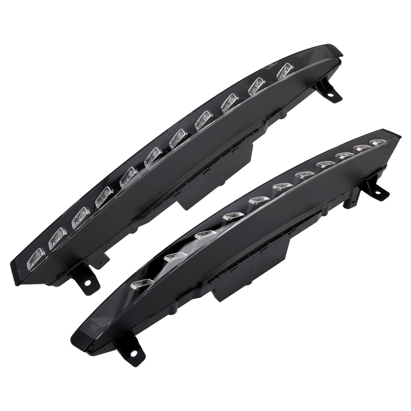 2010-2015 Audi Sport Version Q7 Pair Front Bumper 11 LED Turn Signal Fog Light