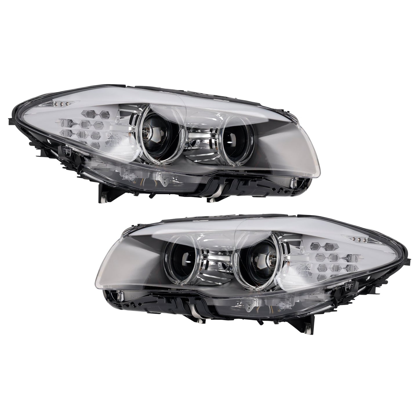 2010-2013 For BMW 5 Series F10 Saloon Xenon LED DRL Left+Right Headlight W/O AFS