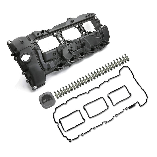 2011–2015 BMW F30/F31 335i 3.0T N55B30 Engine Valve Cover w/ Gasket+Cap 11127570292