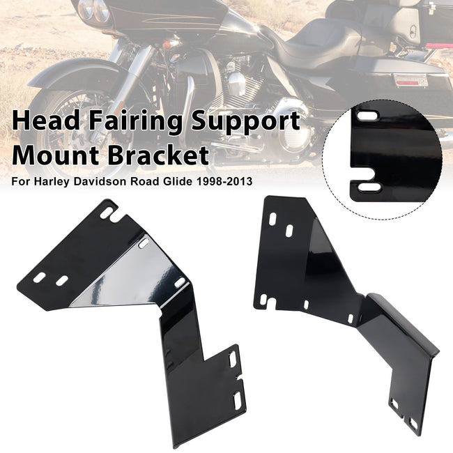 1998-2013 Road Glide Steel Head Fairing Support Mount Bracket