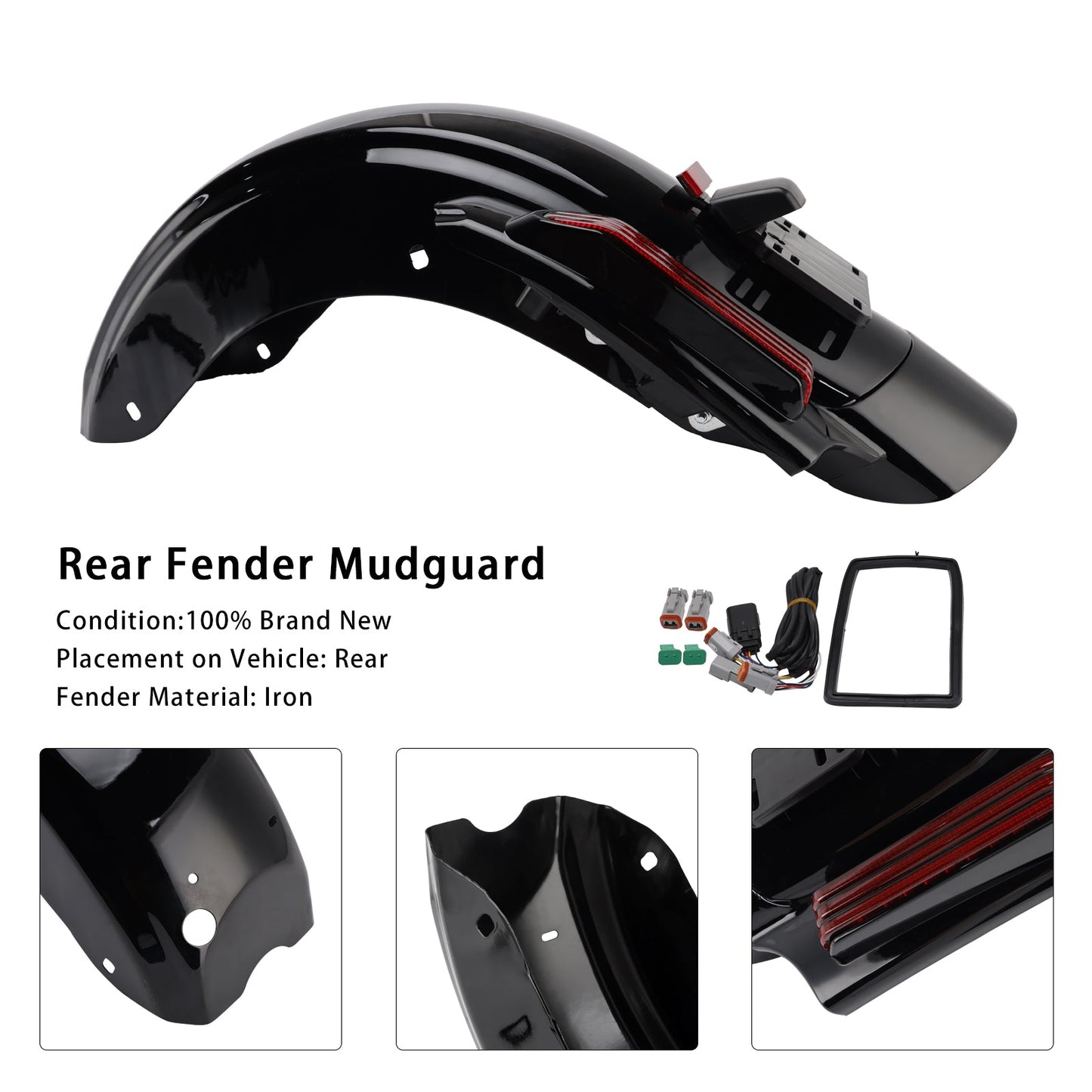 Rear Fender System Fit For Touring Road Glide Street Glide CVO 2023-2025