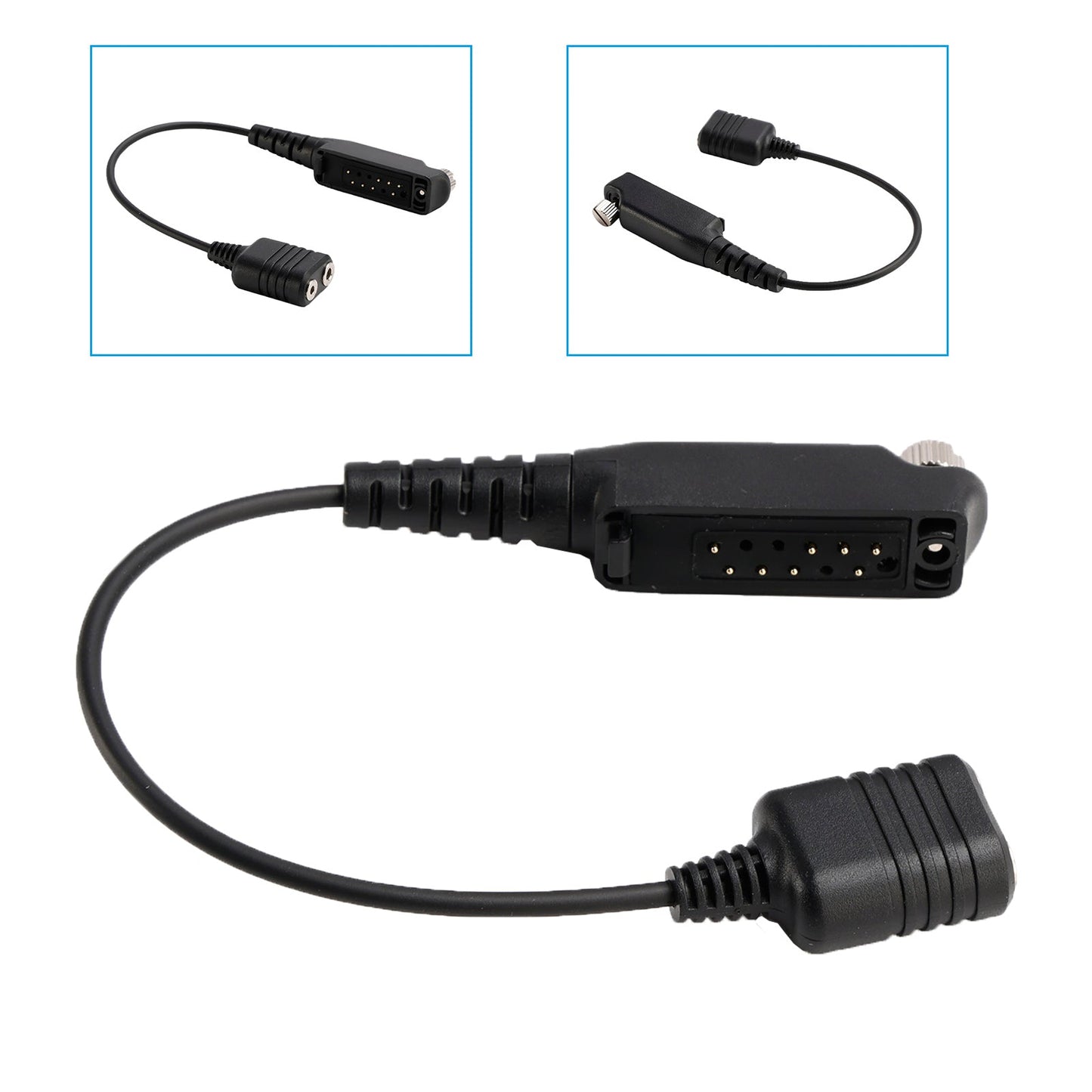 K Interface Headset Port Converter Cable for Sepura STP8000 STP8030 STP8035