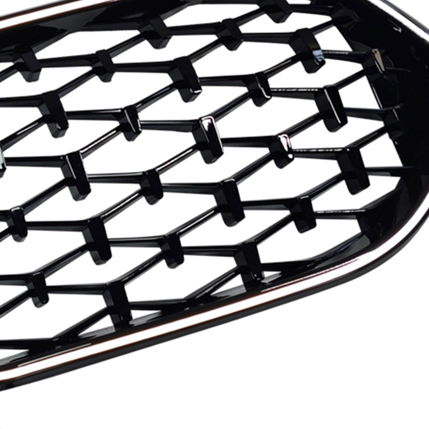 2020-2023 Fit BMW 2 Series F44 Coupe Diamond Gloss Black Front Grille Grill