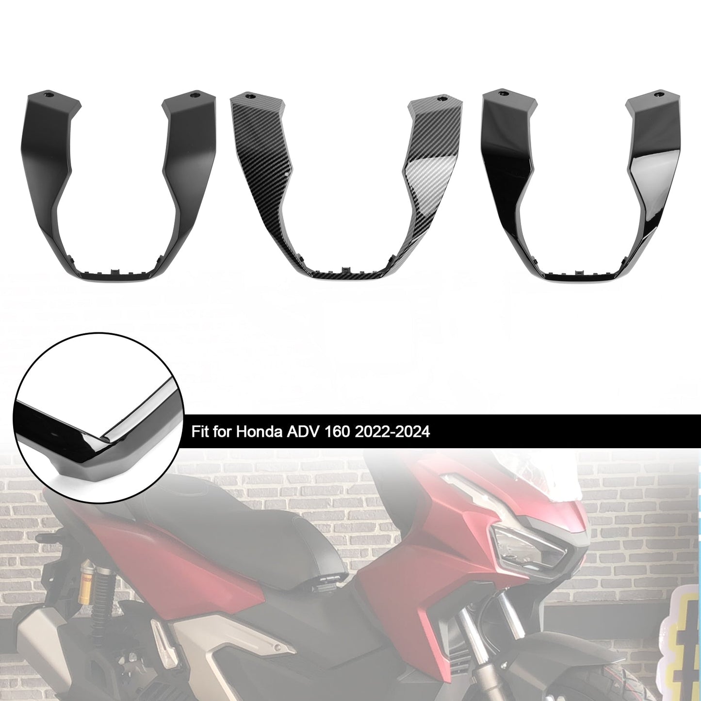 2023-2024 Honda ADV 160 Handlebar Driver Middle box lower cover Fairing