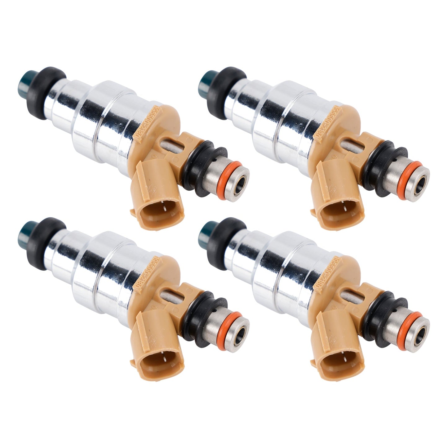 1988-1989 Mazda MX-6 DX/LX Coupe 2-Door 2.2L 4Pcs Fuel Injector 1955001280