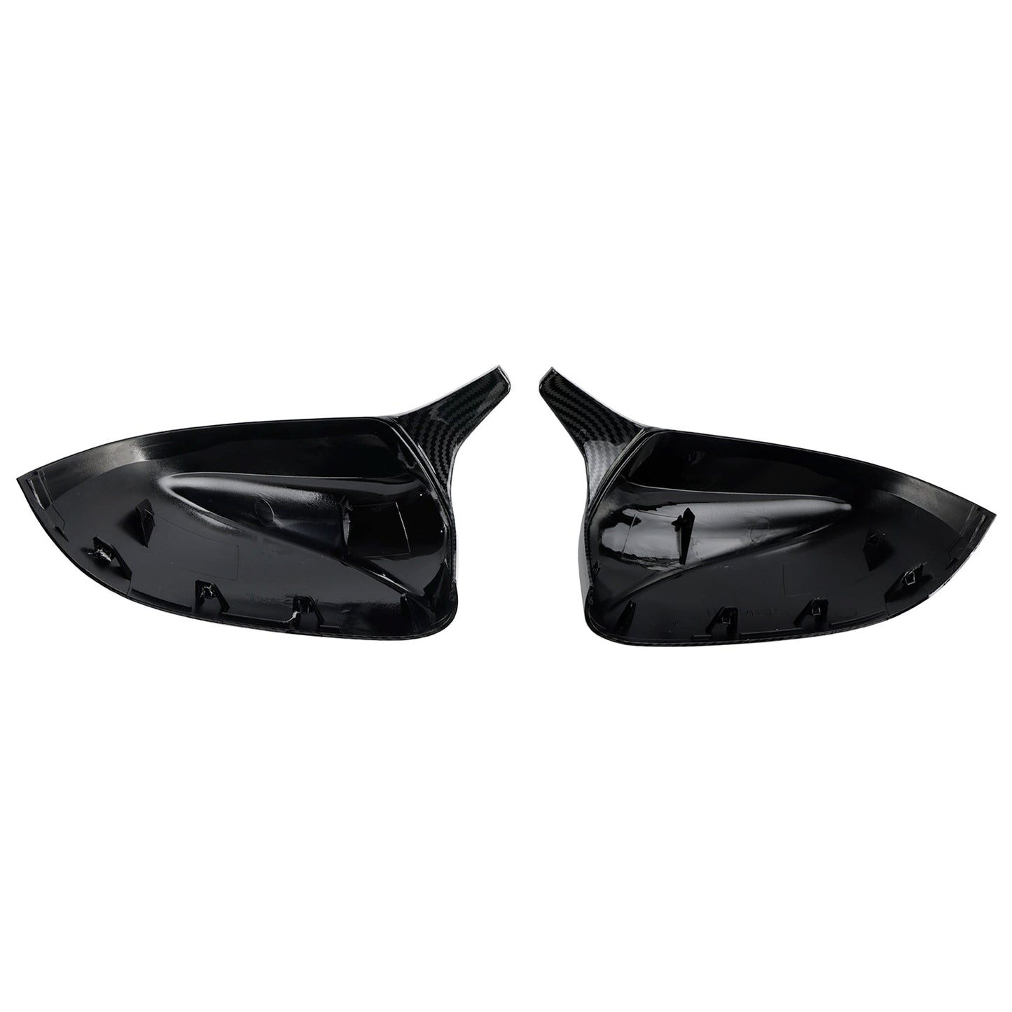 2018-2022 BMW x3/x4/ix3 2Pcs Gloss Carbon Fiber Pattern Door Wing Mirror Cover