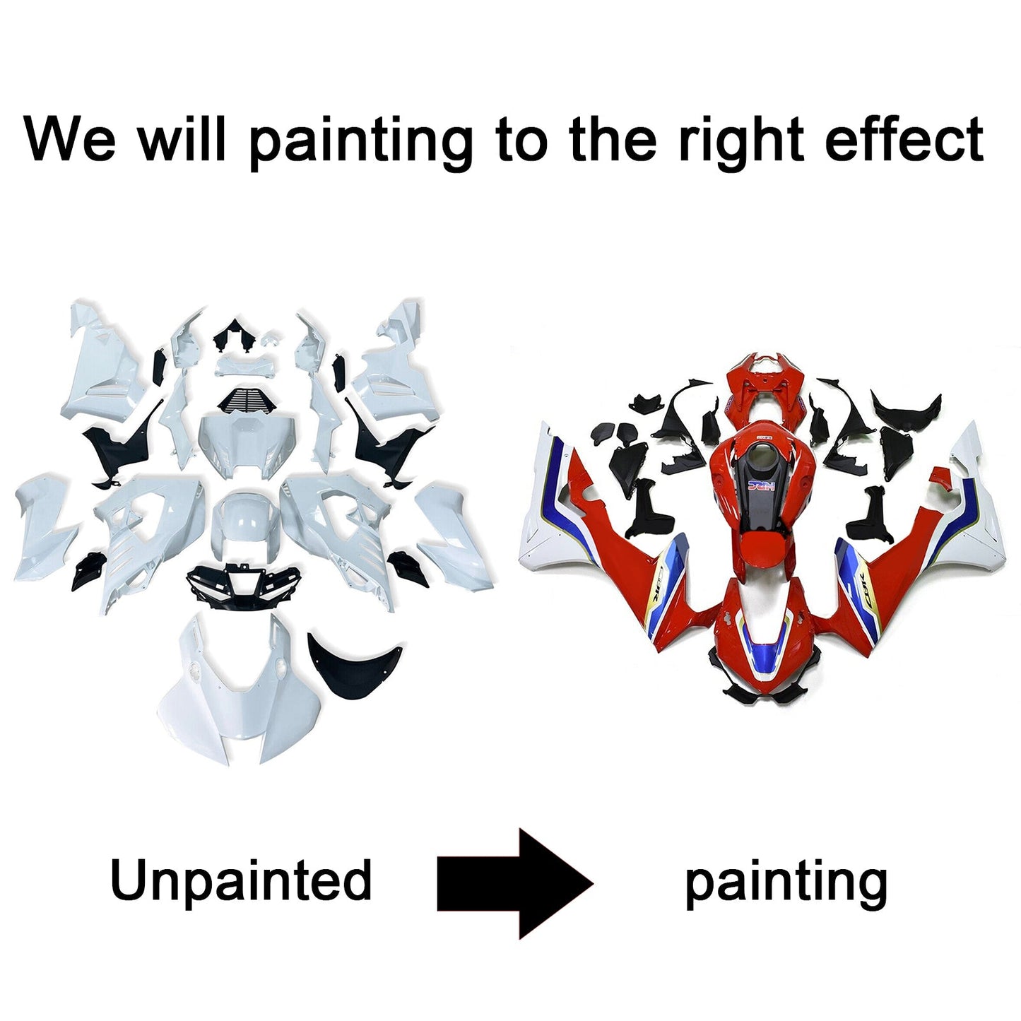 Injection Fairing Kit Bodywork Plastic ABS For Honda CBR1000RR-R 2020-2023