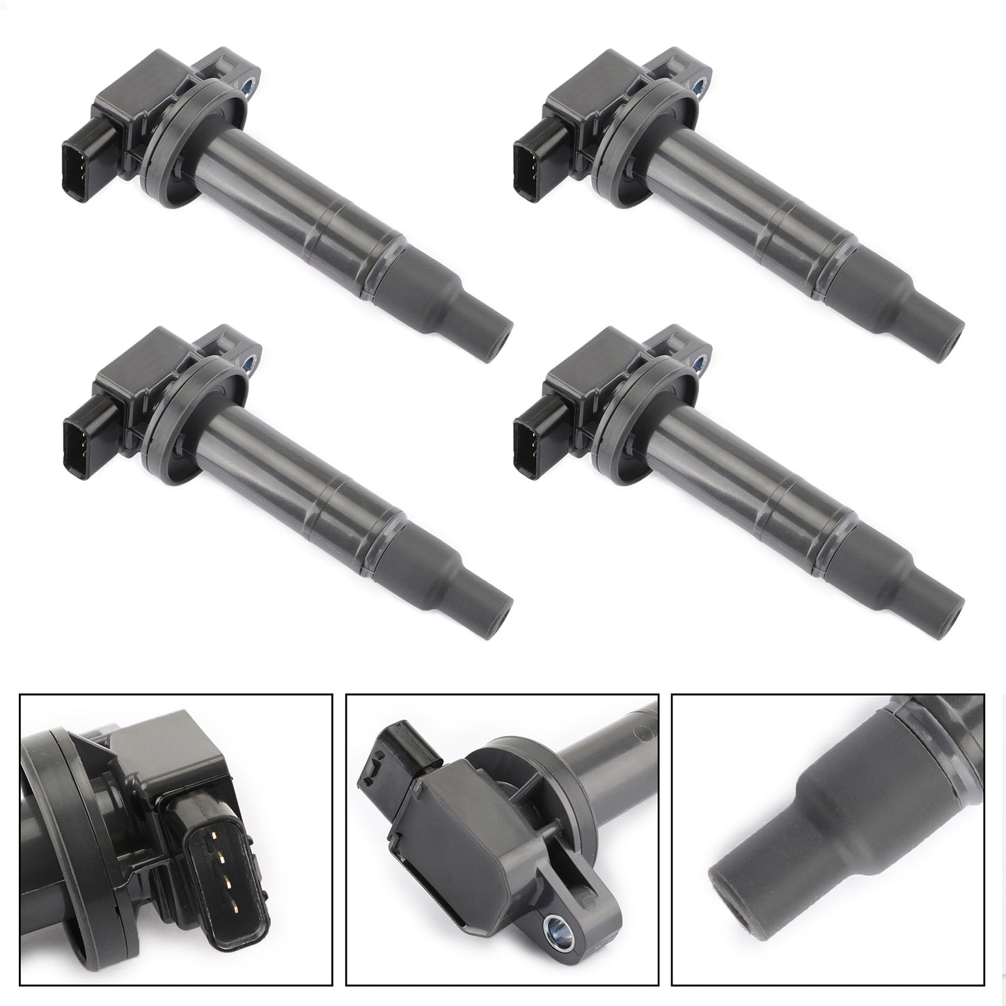 Denso 00-08 For 1.5L xA 90919-02240 xB Ignition 4X Coil Toyota Prius Echo Yaris