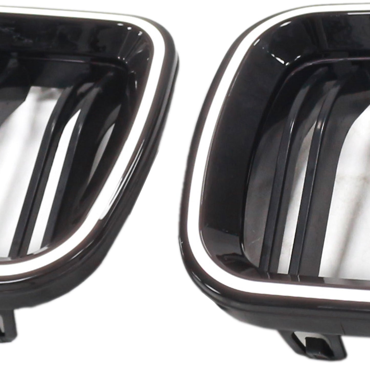Kidney Bumper Grill Grille Fit BMW 5 Series F10 F11 2010-2016 Gloss Black 51137203649 51137203203