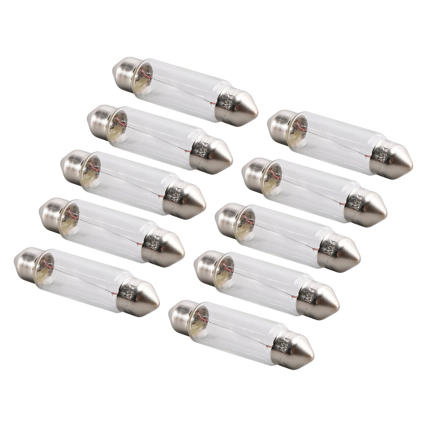 10PCS Car Light Tubular Lamp bulb C5W SV8.5 41MM 6424 24V 5W For OSRAM