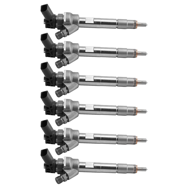 0445110597 For BMW F10 F30 F15 328d X5 535d 740Ld N47 N57 Fuel Injector 6PCS