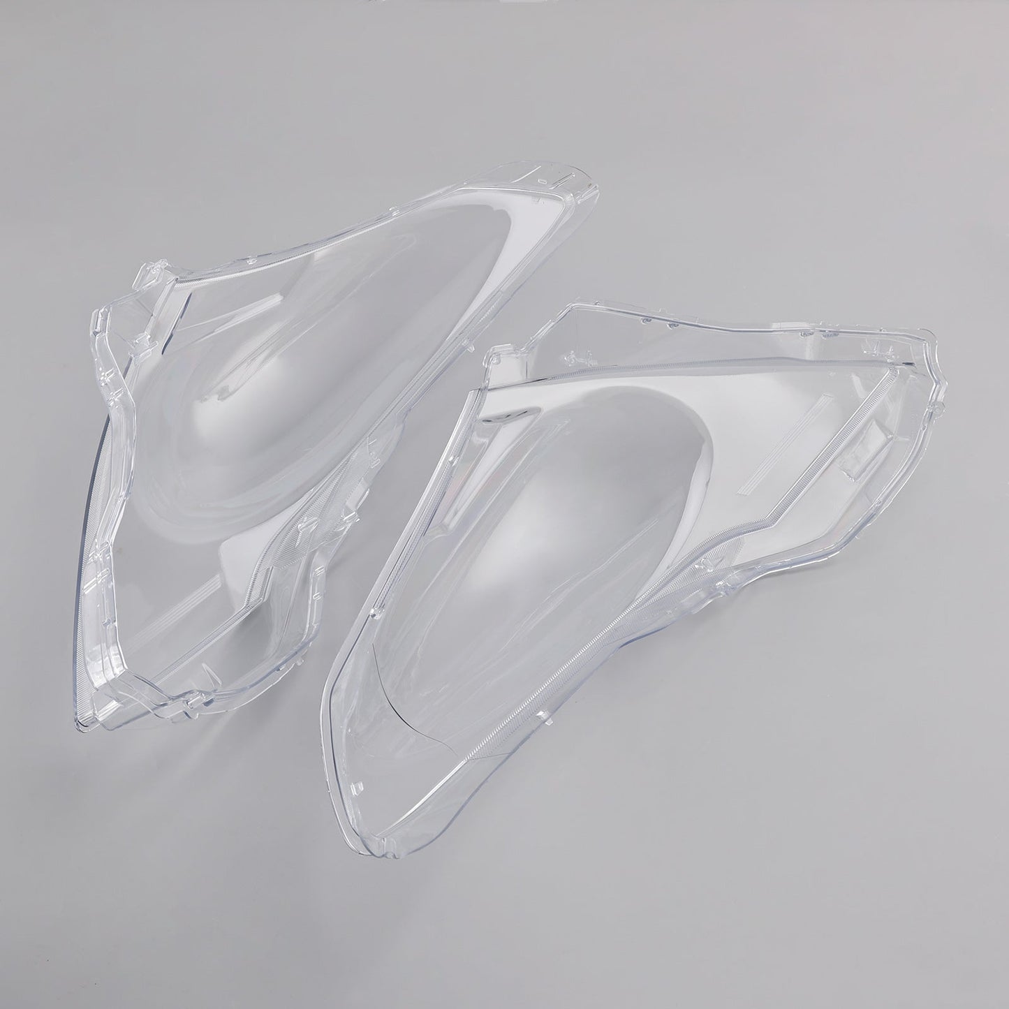2010-2013 Infiniti G25 G37 Sedan 2pcs Headlight Lens Shell Cover Clear