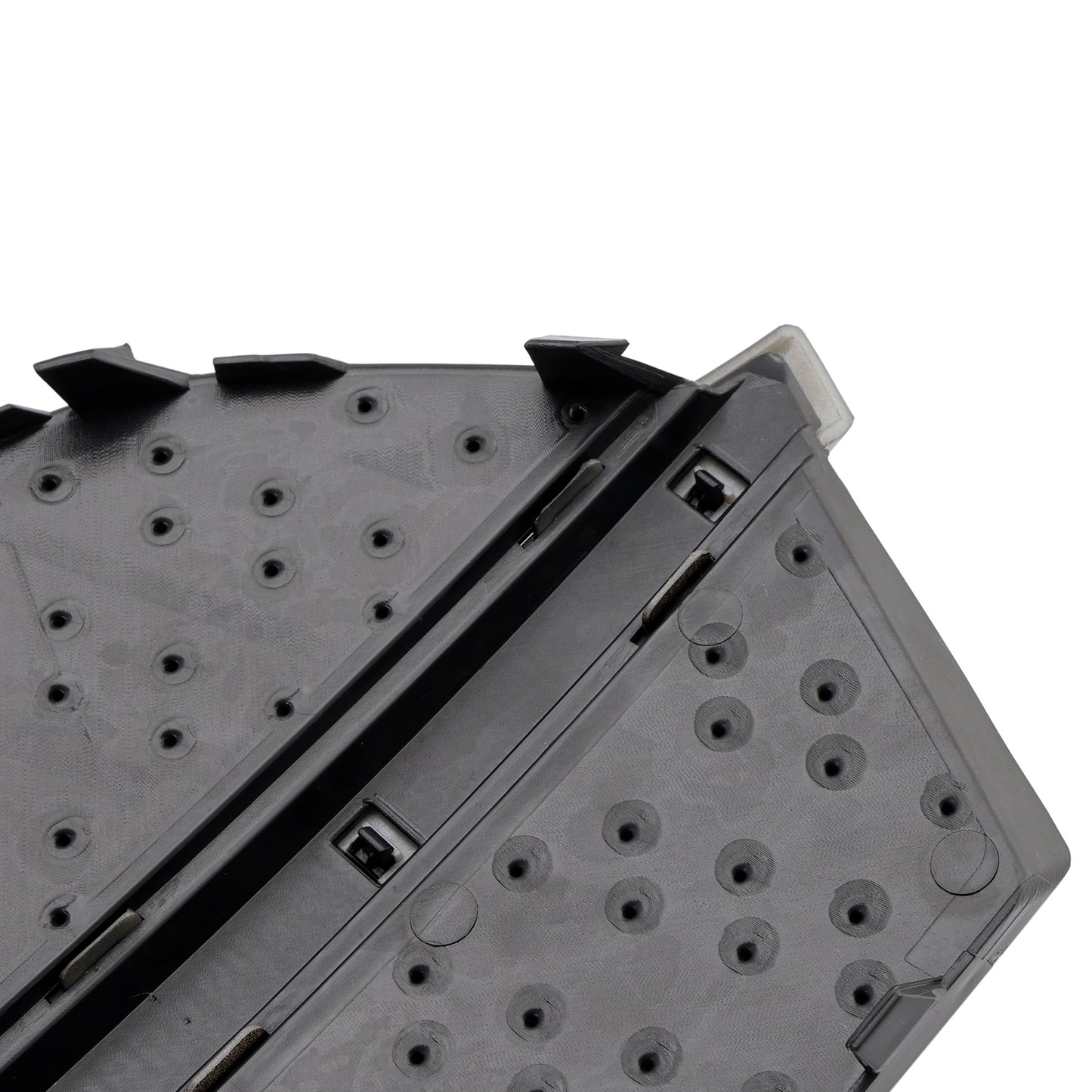 RSQ3 Style Honeycomb Front Fog Light Covers Fit Audi Q3 2013-2015 Gloss Black