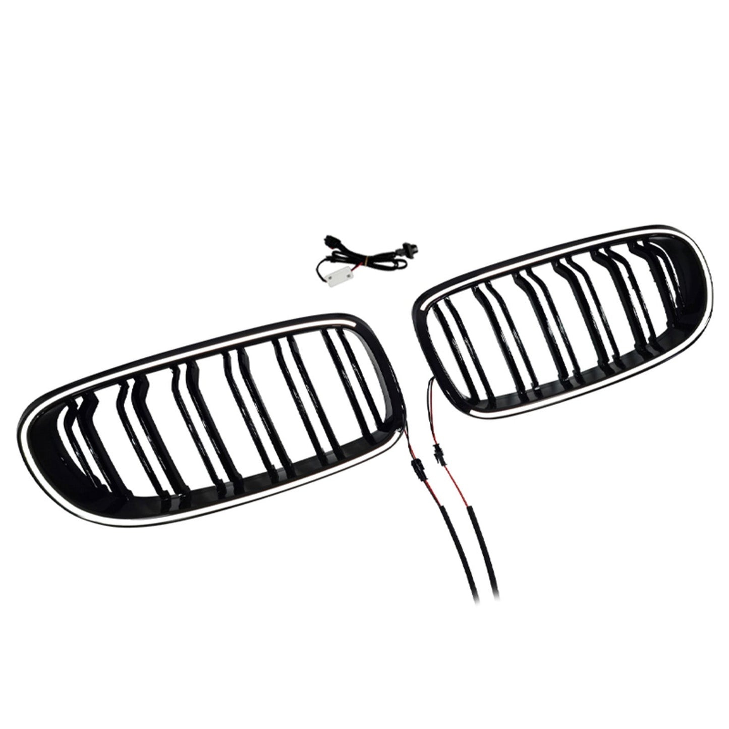 2009-2011 Fit BMW 3 Series E90/E91 LCI Double Rib Front Kidney Grill Grille