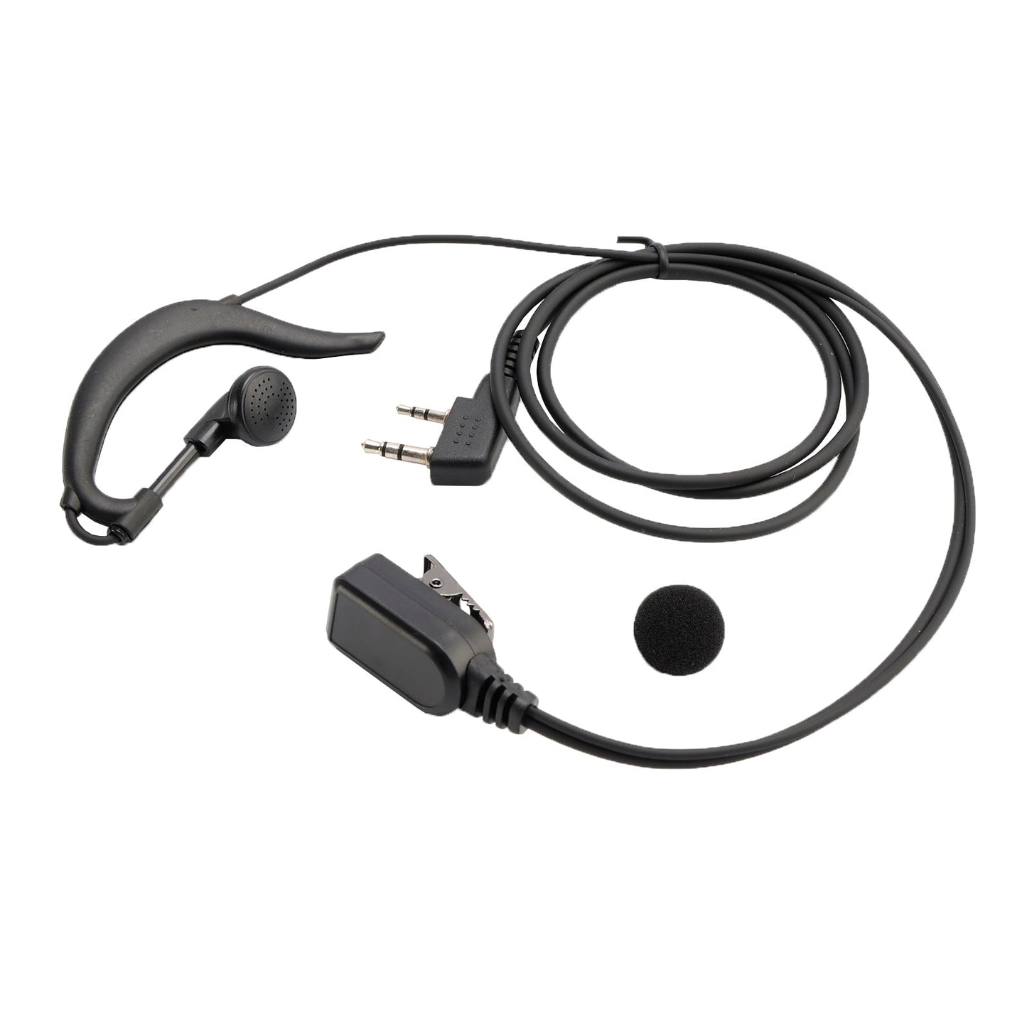 K-326-929 Earhook Headset For TK-220 TH-F6 RPV516A KG-UVD1P TG-2AT PX-666 UV-5RB