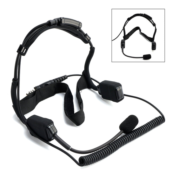 7.1-C9 Advanced Rear Mount Big Plug Tactical Earhook Headset Bone Headphones