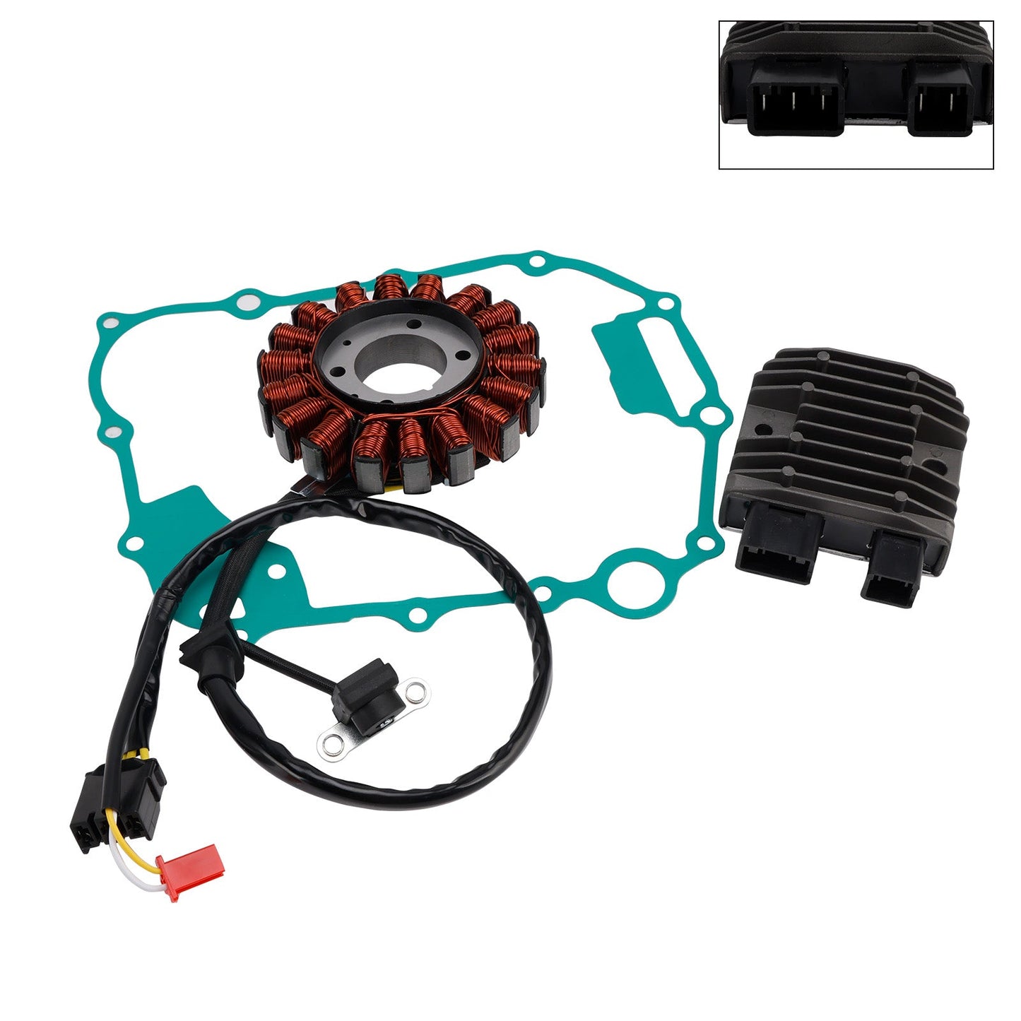 2008 Honda NSS250Z Forza 250 MF10 ABS Special Edition Stator & Regulator Rectifier Gasket 31120-KVZ-632