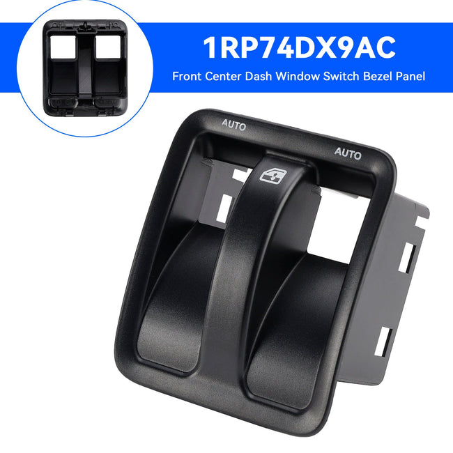 2011-2019 Jeep Wrangler Front Center Dash Window Switch Bezel Panel 1RP74DX9AC