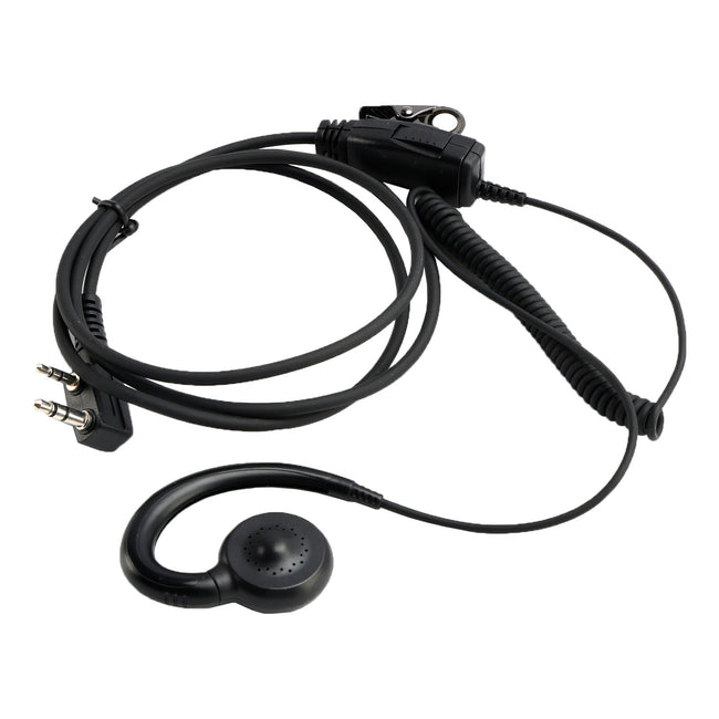 K-018 Small PTT-B6 Curve Hook Earhook Headset For TK-240 TH-G71A LT-2288 UV-5RA
