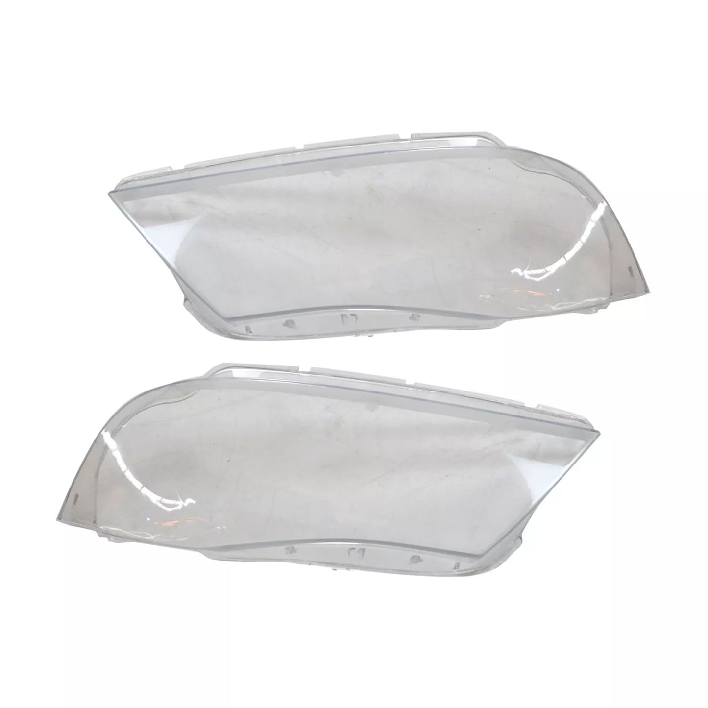 2005-2012 BMW 3 E90 E91 Sedan 2PCS Xenon Headlight Headlamp Clear Lens Cover