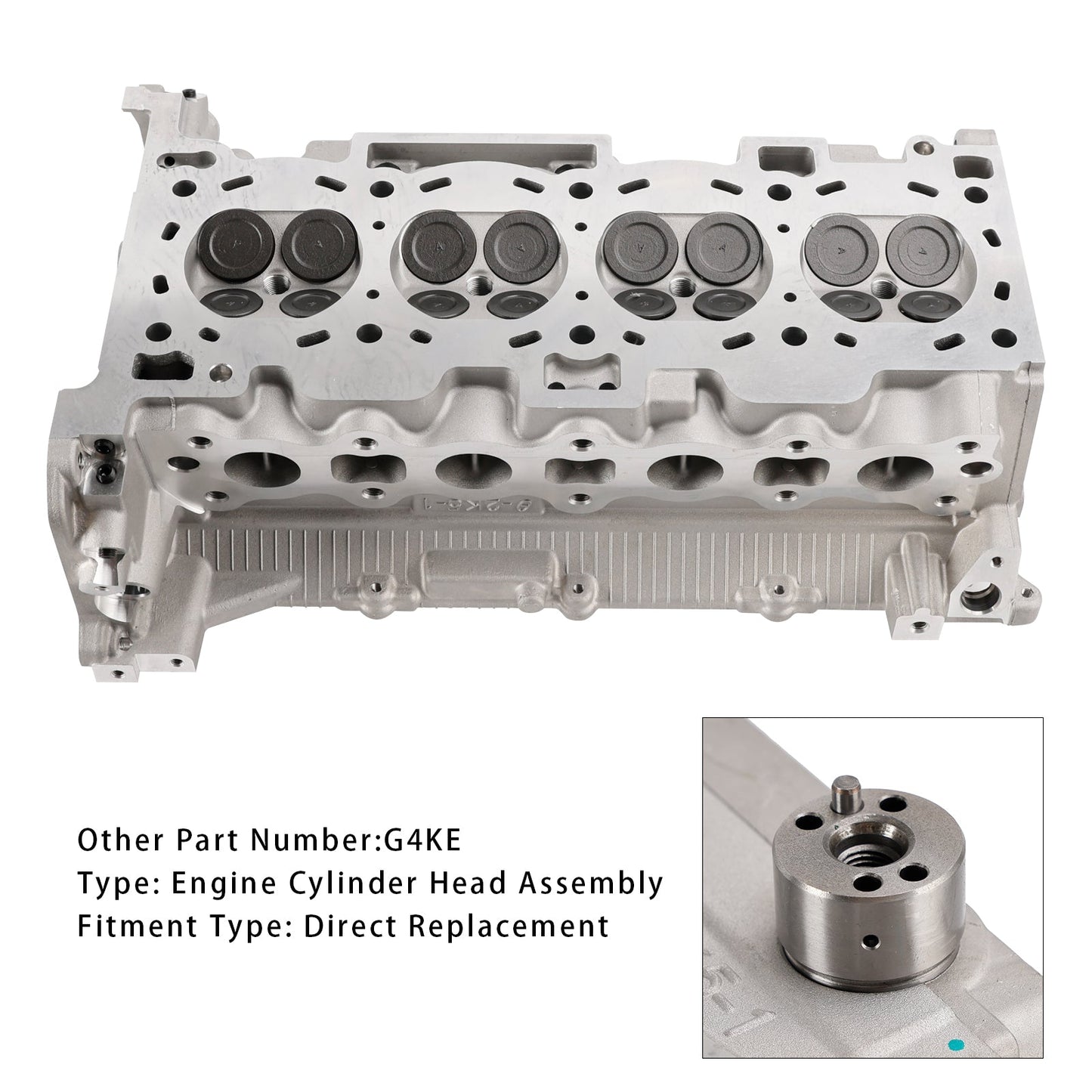 G4KE Engine Cylinder Head Assembly For Hyundai Azera Tucson Kia Forte 2.4L