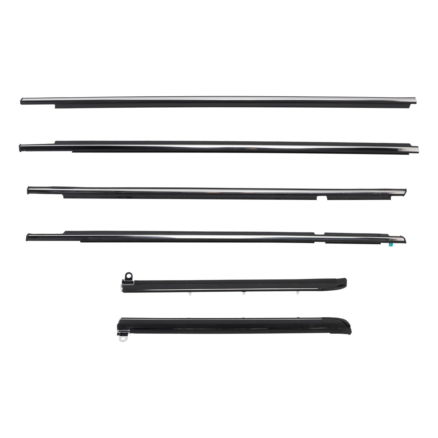 2003-2009 Toyota Lexus GX470 6pcs Quarter & Door Belt Moulding Weatherstrip
