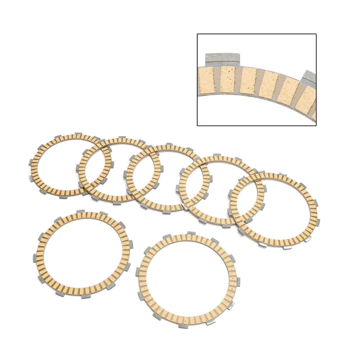 Clutch Friction Plate Kit fit for Honda CBR1100XX Blackbird 1999-2006 22201-MAT-E00