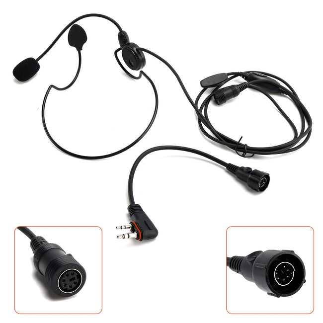 616-C2 Rear-Mounted Tactical Earhook Headset A24 Conversion Line For A25CE A25N