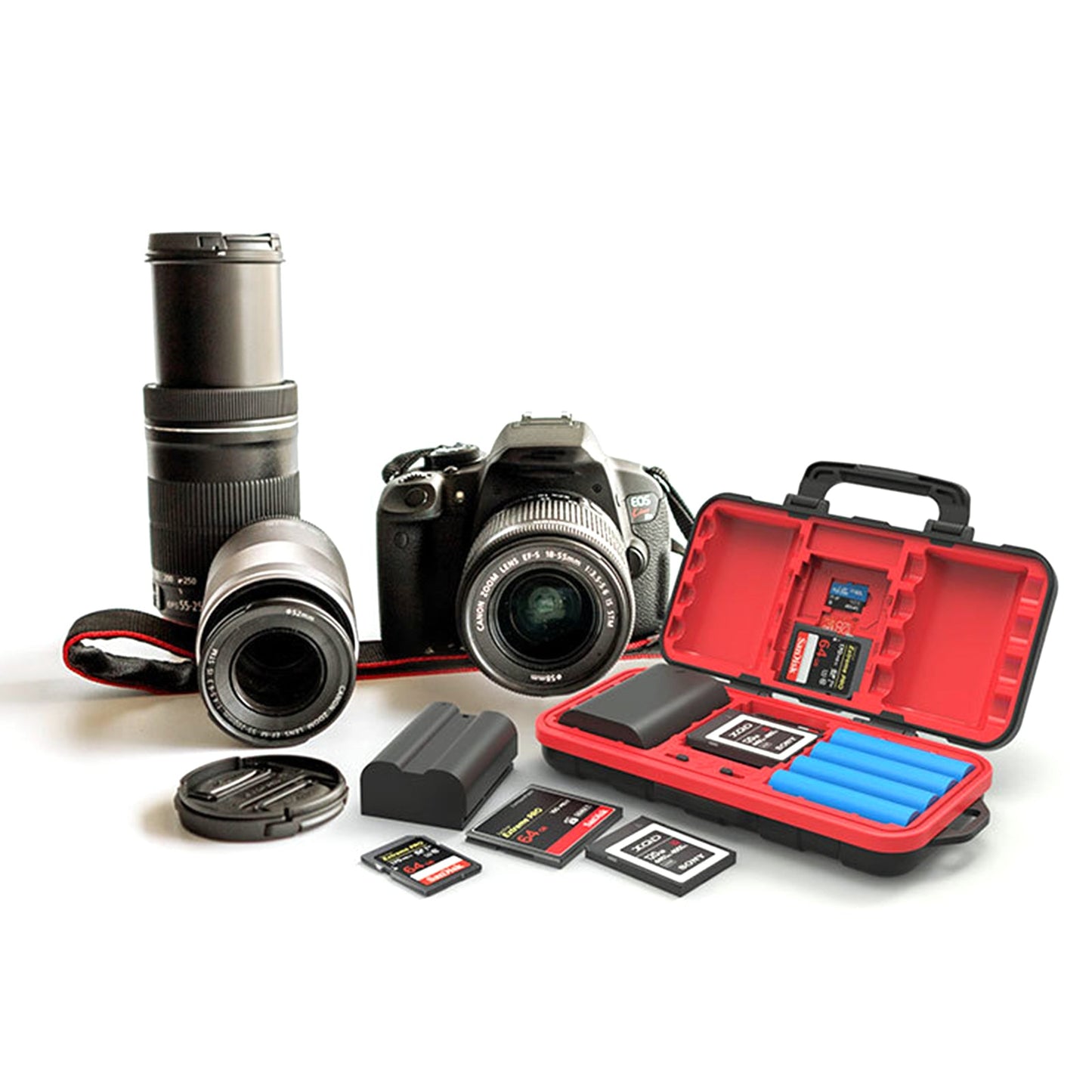 Camera Memory Card Protective Box Camera Battery Box SD/TF Card Storage Box Set