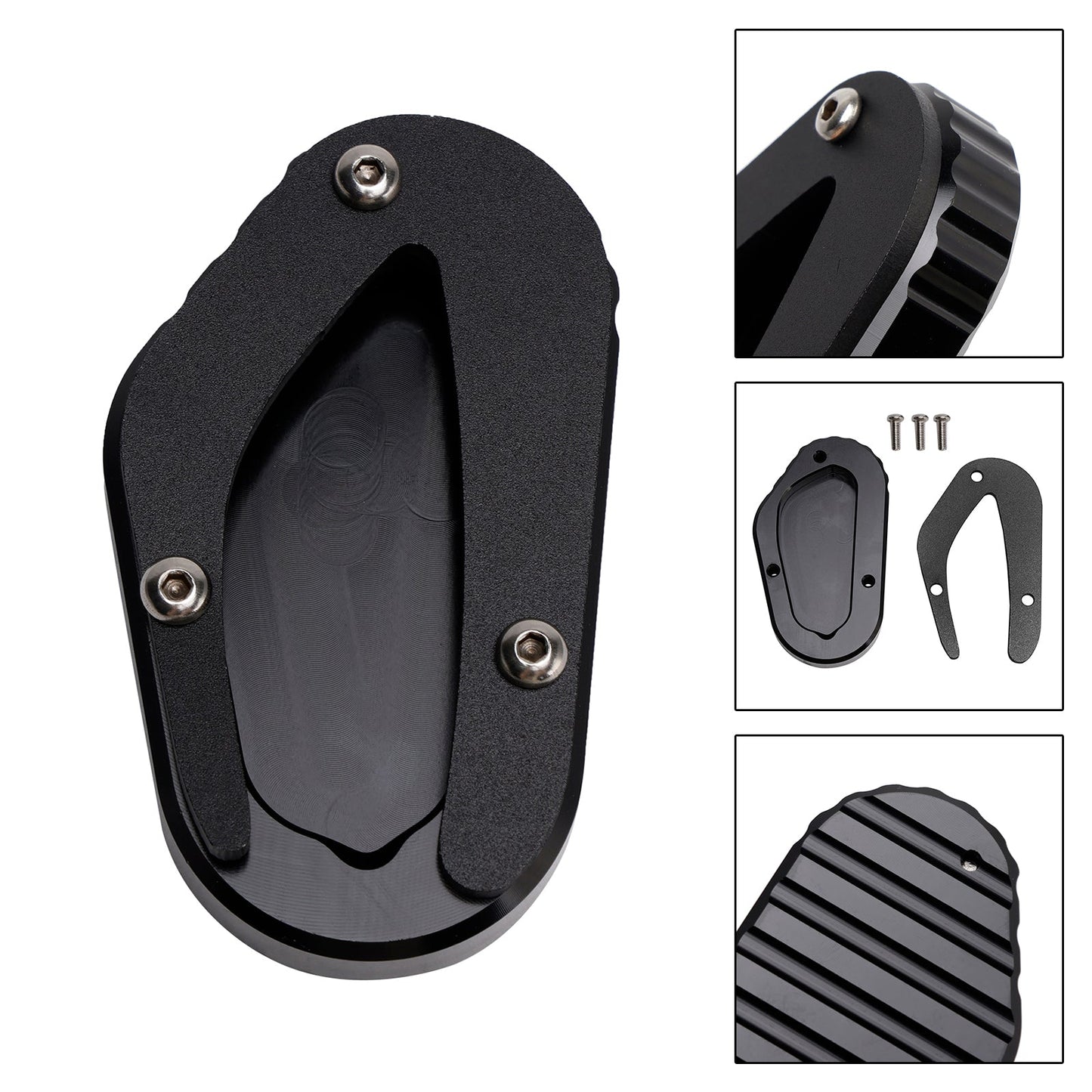 Kickstand Enlarge Plate Pad fit for Bonneville T100 Street Scrambler 900 2018-2023