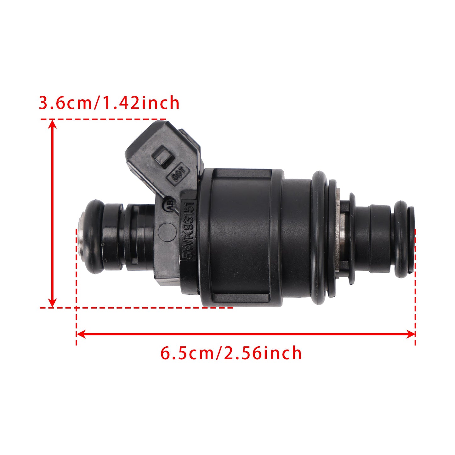 1Pcs Fuel Injector For Vauxhall Astra Vectra Zafira 1.8L 90536149 5WK93151