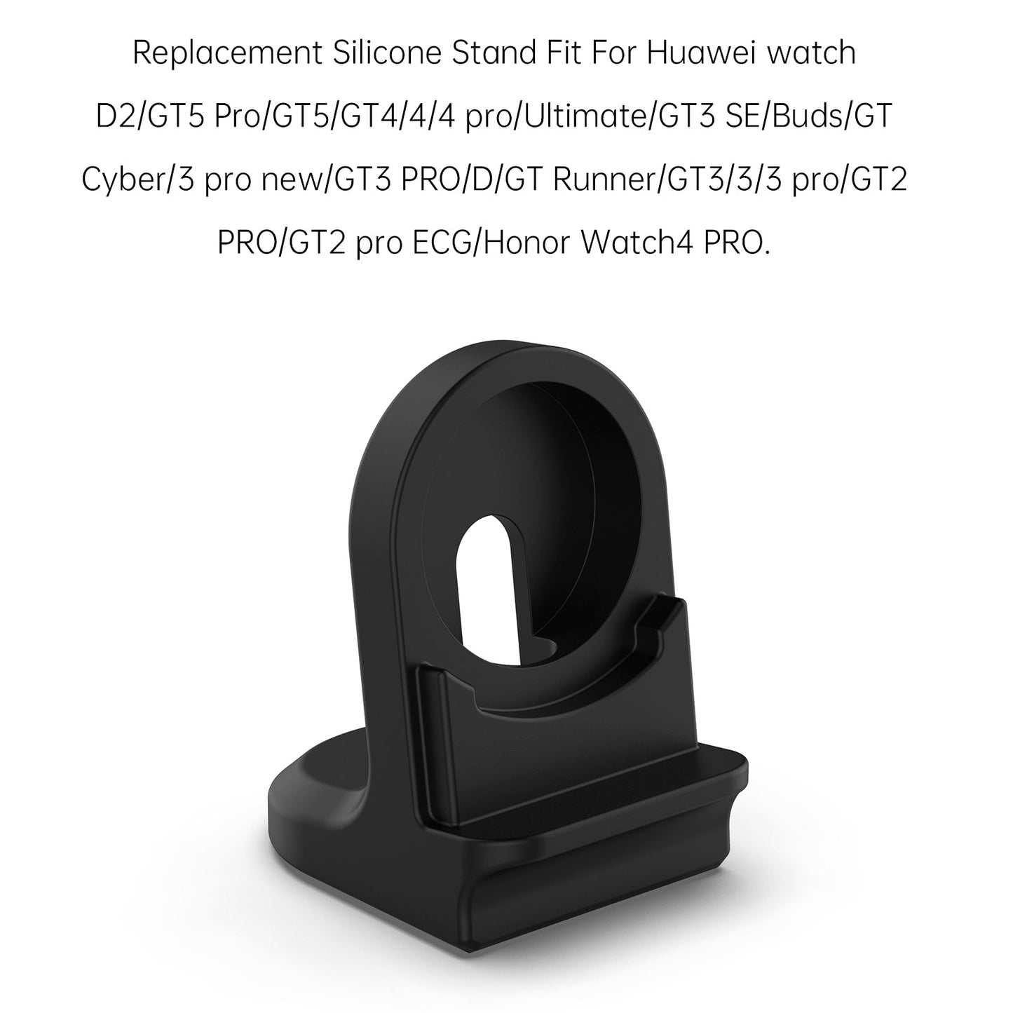 CSilicone Stand Watch Base Stand Replacement For Huawei GT Runner/GT3/3/GT2 PRO