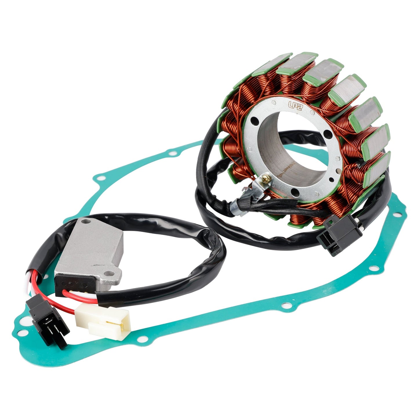 1990-1995 Yamaha V-Max 1200 Vmax 1200 VMX12 Stator Regulator Rectifier & Gasket 3UF-81410-00