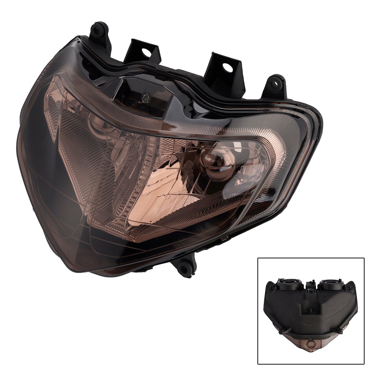 2001-2003 for Suzuki GSX-R 1000 Headlight Guard Front Light Case Grille Smoke