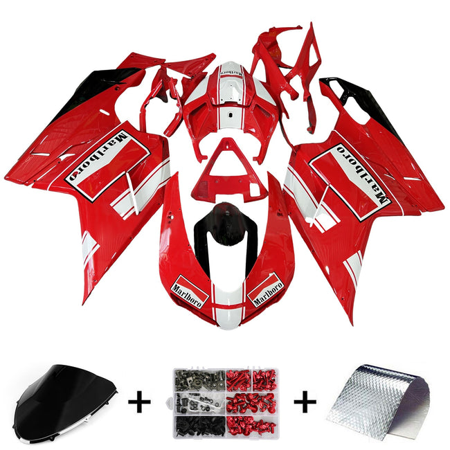 2007-2011 Ducati 1098 1198 848 Fairing Kit Bodywork ABS