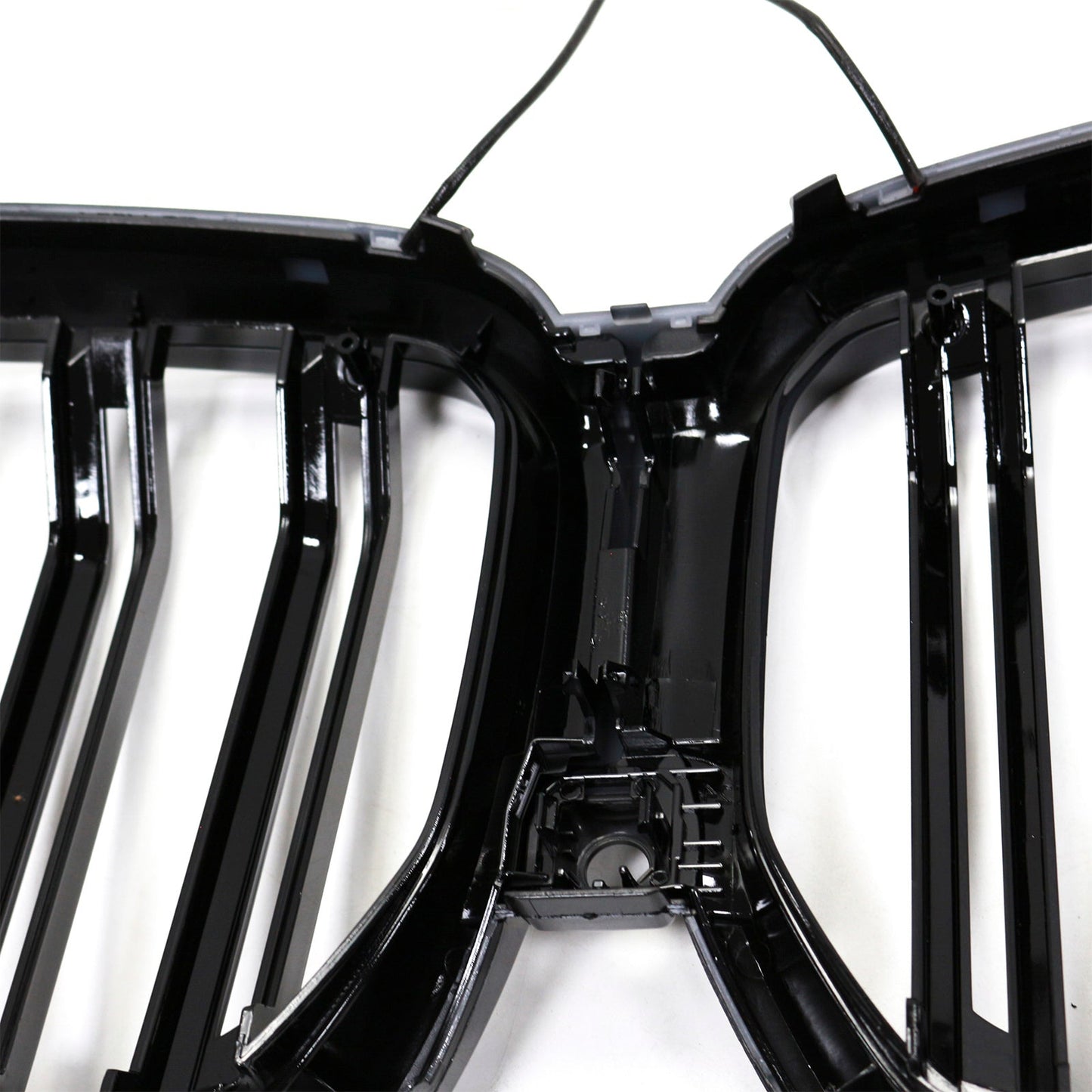 2023-2025 BMW X6 G06 M60i W/Camera Hole Double Slat Front Bumper Grille