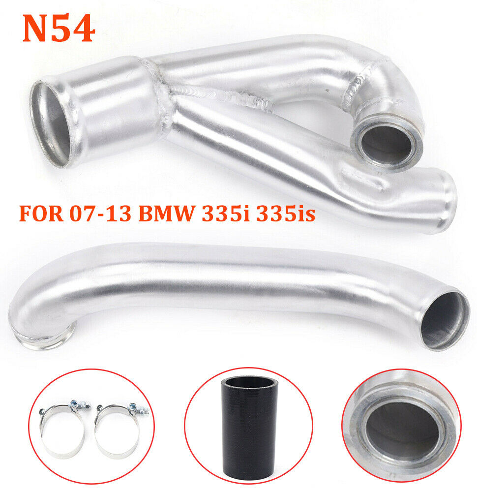 Turbo Outlet Charge Pipe Upgrade Kit For 07-13 BMW 335i 335is N54 Aluminum