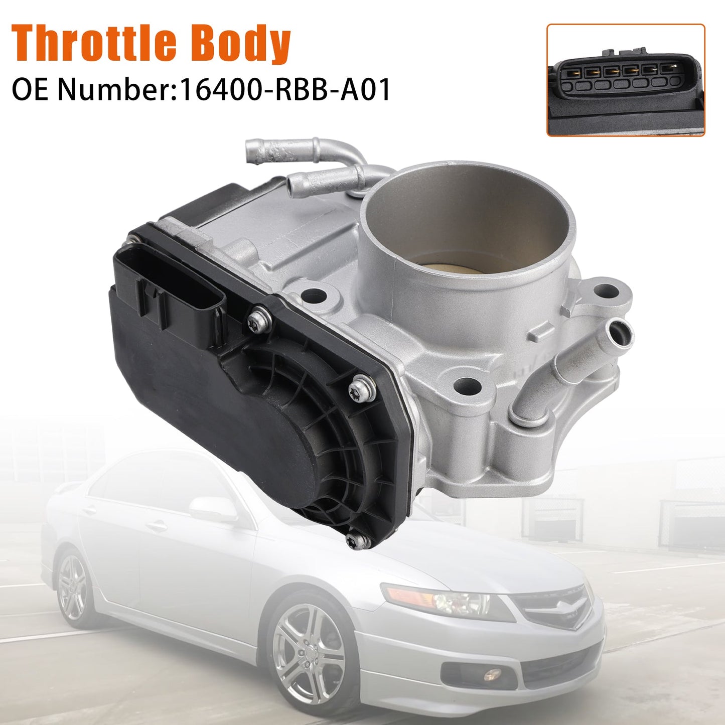 1PCS Electronic Throttle Body For Honda Acura TSX 2.4L 2006 2007 2008 16400-RBB-A01
