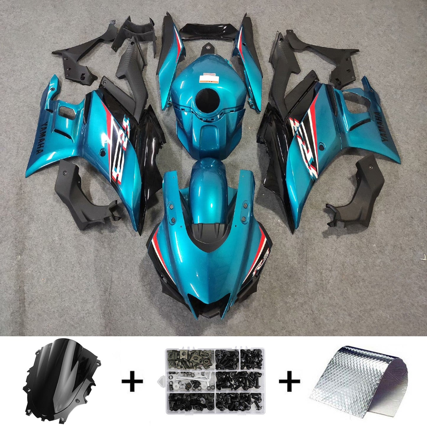 2019-2021 Yamaha YZF-R3 R25 Injection Fairing Kit Bodywork Plastic ABS