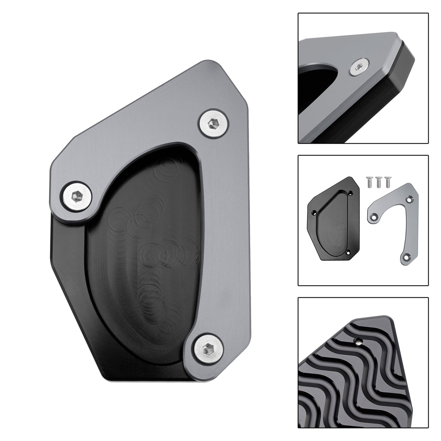 Kickstand Enlarge Plate Pad fit for Suzuki V-strom 650 DL650 XT 2011-2024