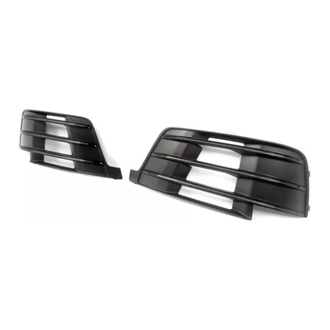 2016-2019 Audi Q7 S-Line 2X Original Car Front Bumper Fog Light Grilles 4M0807681D 4M0807682D