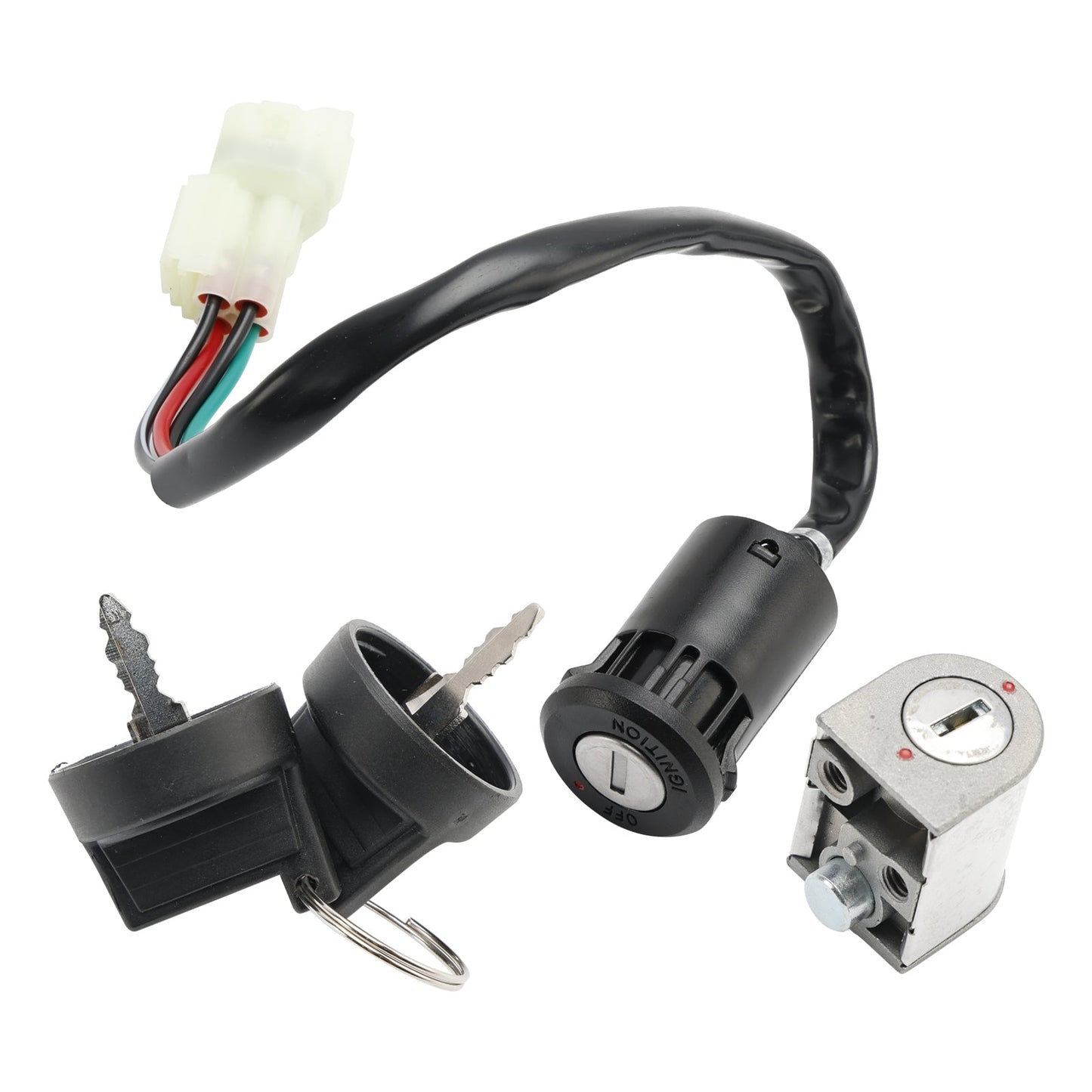 Ignition Switch Key 4-Pin For Kymco KXR 250 2006-2015 Maxxer 250 2010-2016
