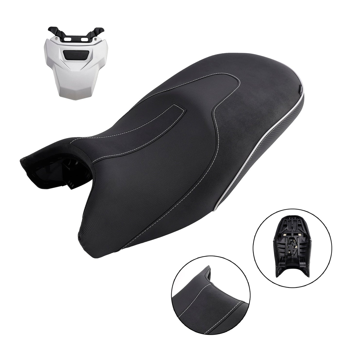2014-2017 BMW R1200GS ADV Rider Passenger Seat Front Rear Cushion Black